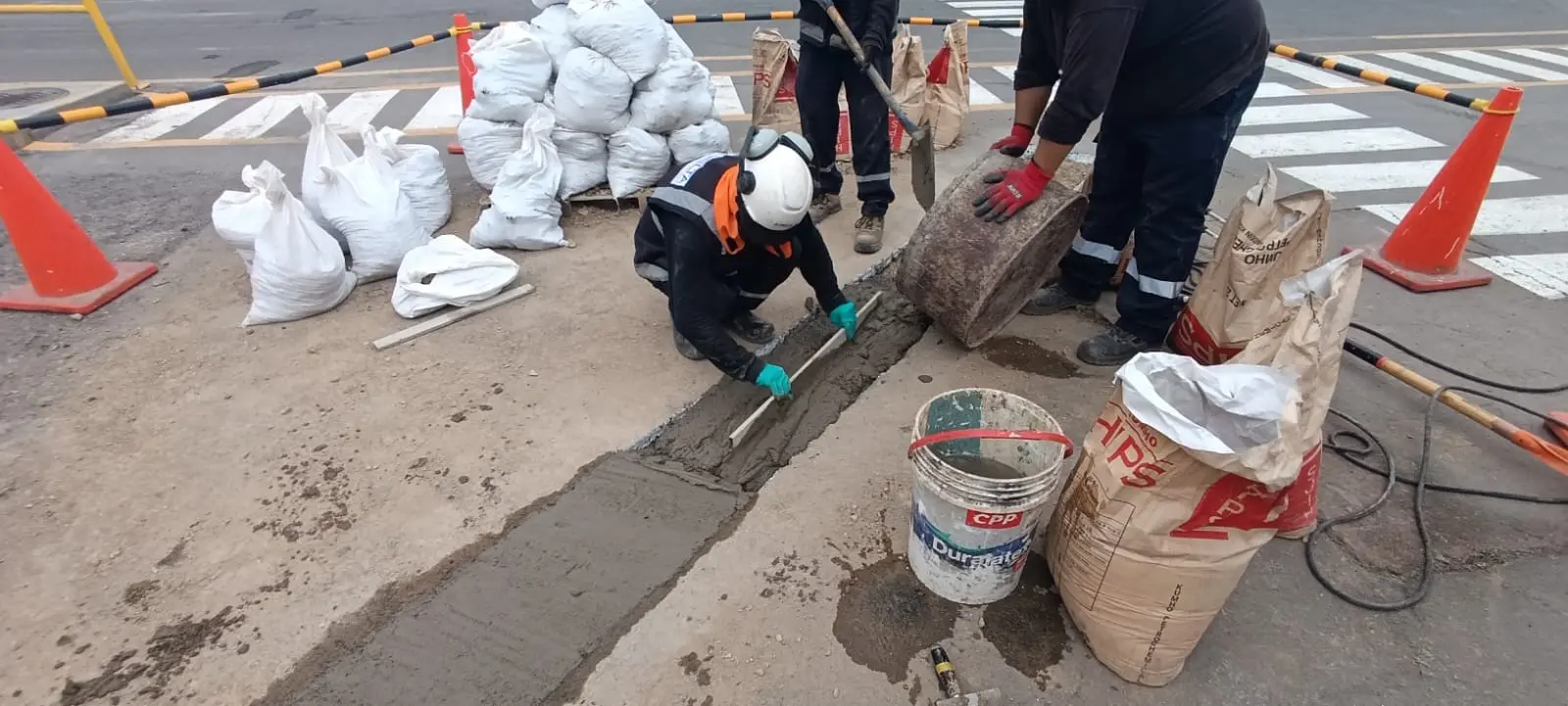 Reparación de tuberías HDPE - Cerámica Lima S.A, Punta Hermosa