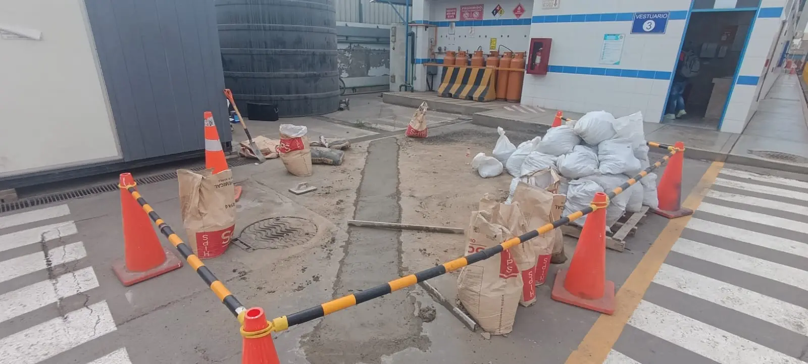 Reparación de tuberías HDPE - Cerámica Lima S.A, Punta Hermosa